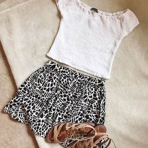 Urban Outfitters Cooperative Black and White Skirt